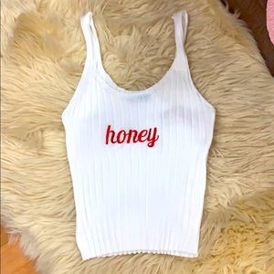 Shein “Honey” Super Cute Tank Top